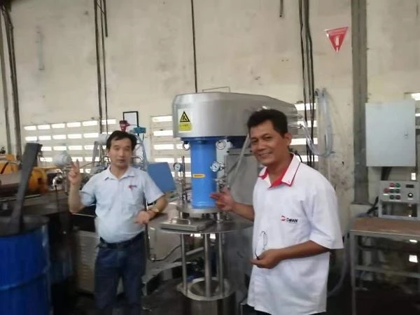 Working at clients’ factory